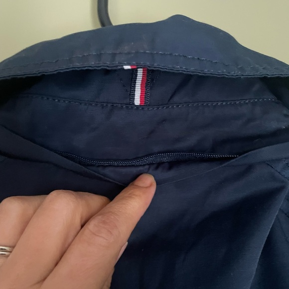 Tommy Hilfiger Dark Blue Trench Coat - Picture 5 of 9
